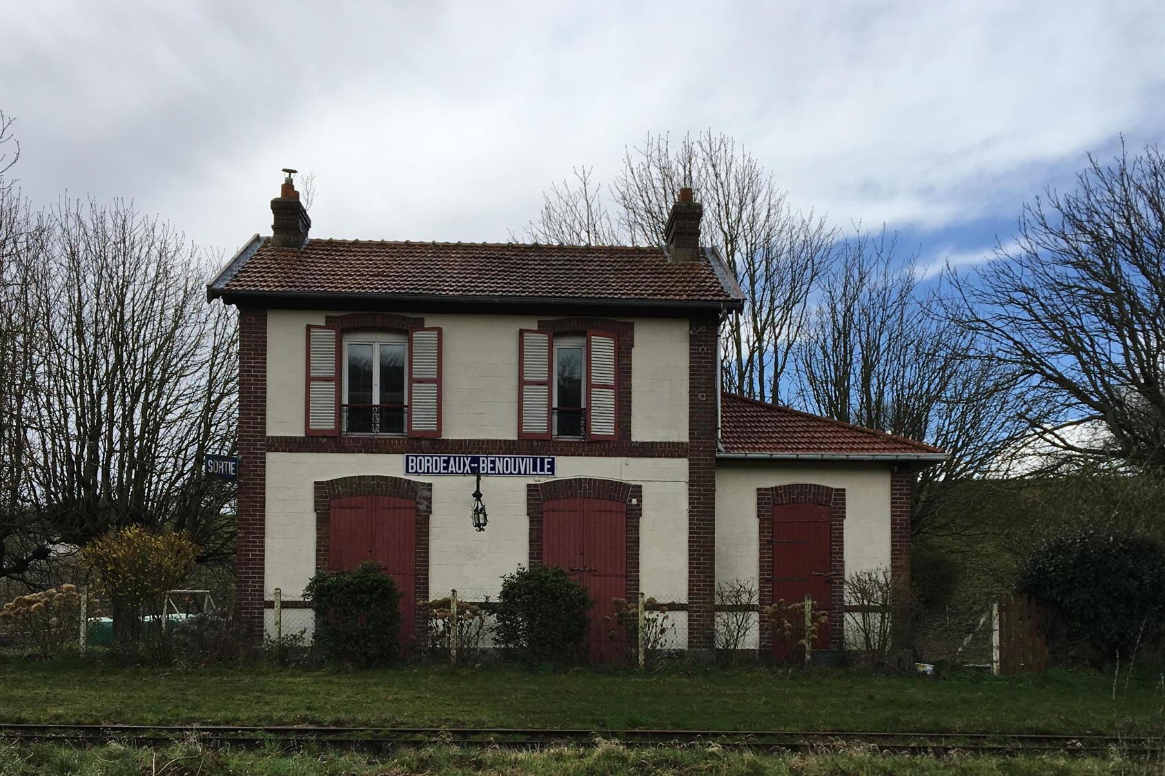 La gare de Bordeaux-Bénouville